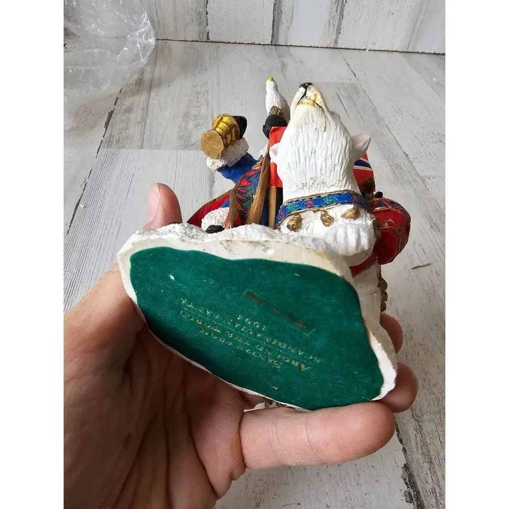 May Scandinavian Santa around world polar bear statue figurine 1994 vintage clas